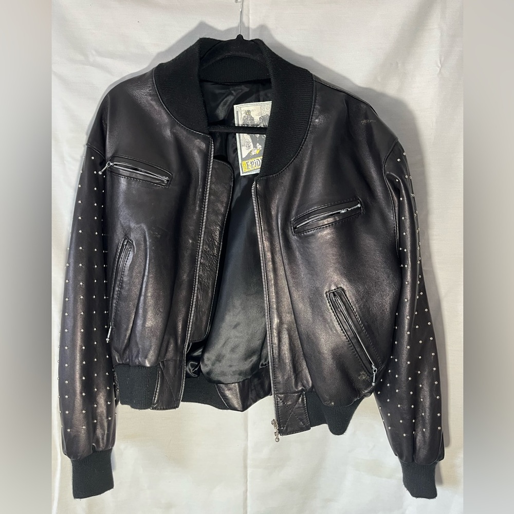 Vintage 90s leather jacket